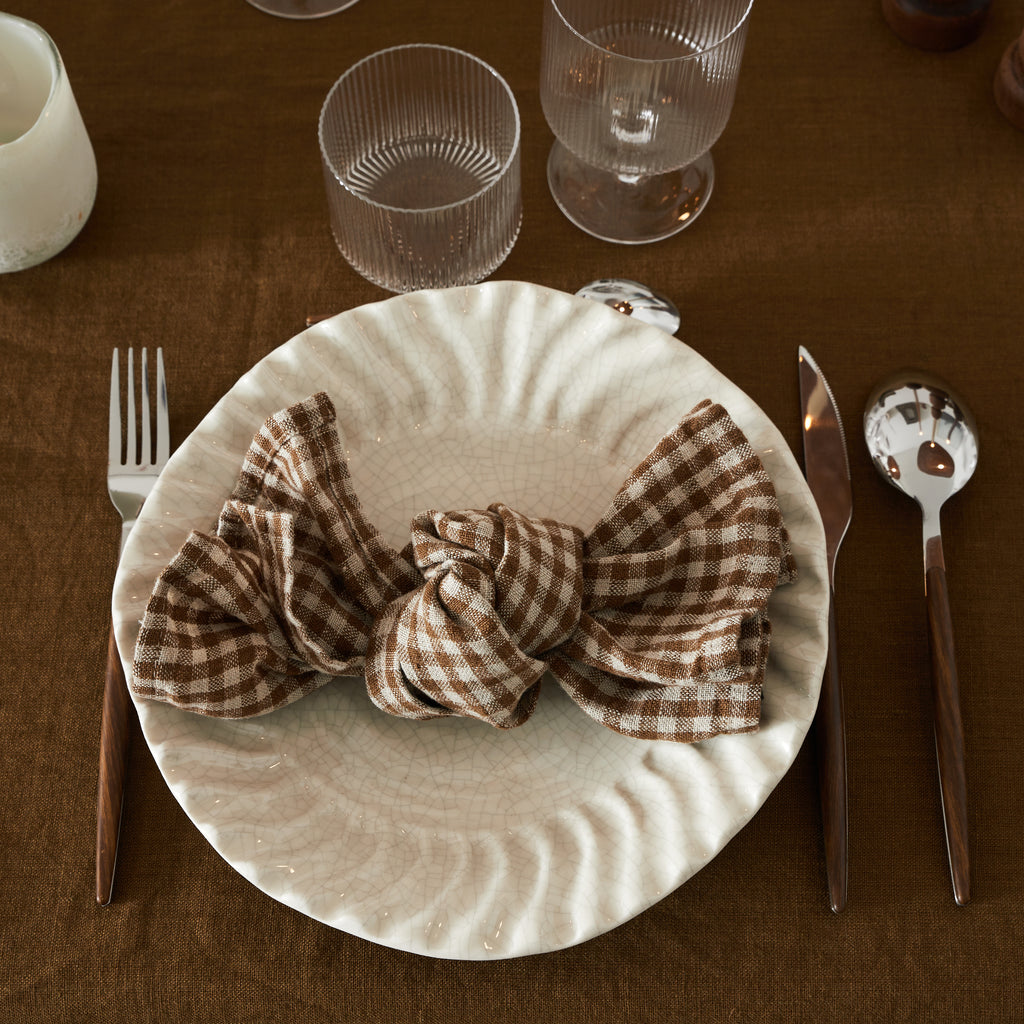 Serviettes / sets de table - Vichy Terracotta