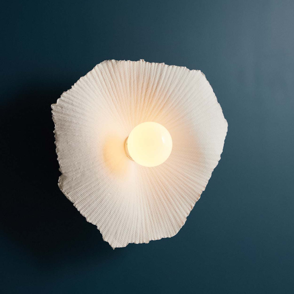 Applique fleur en papier taille S