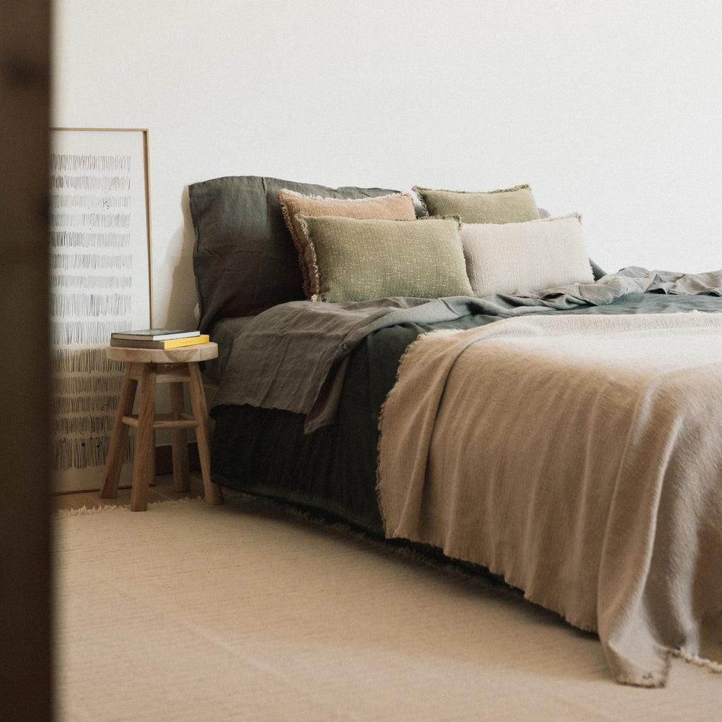 Grand tapis en coton, 4 coloris