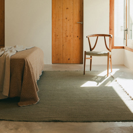 Tapis en coton Naturel ou Kaki