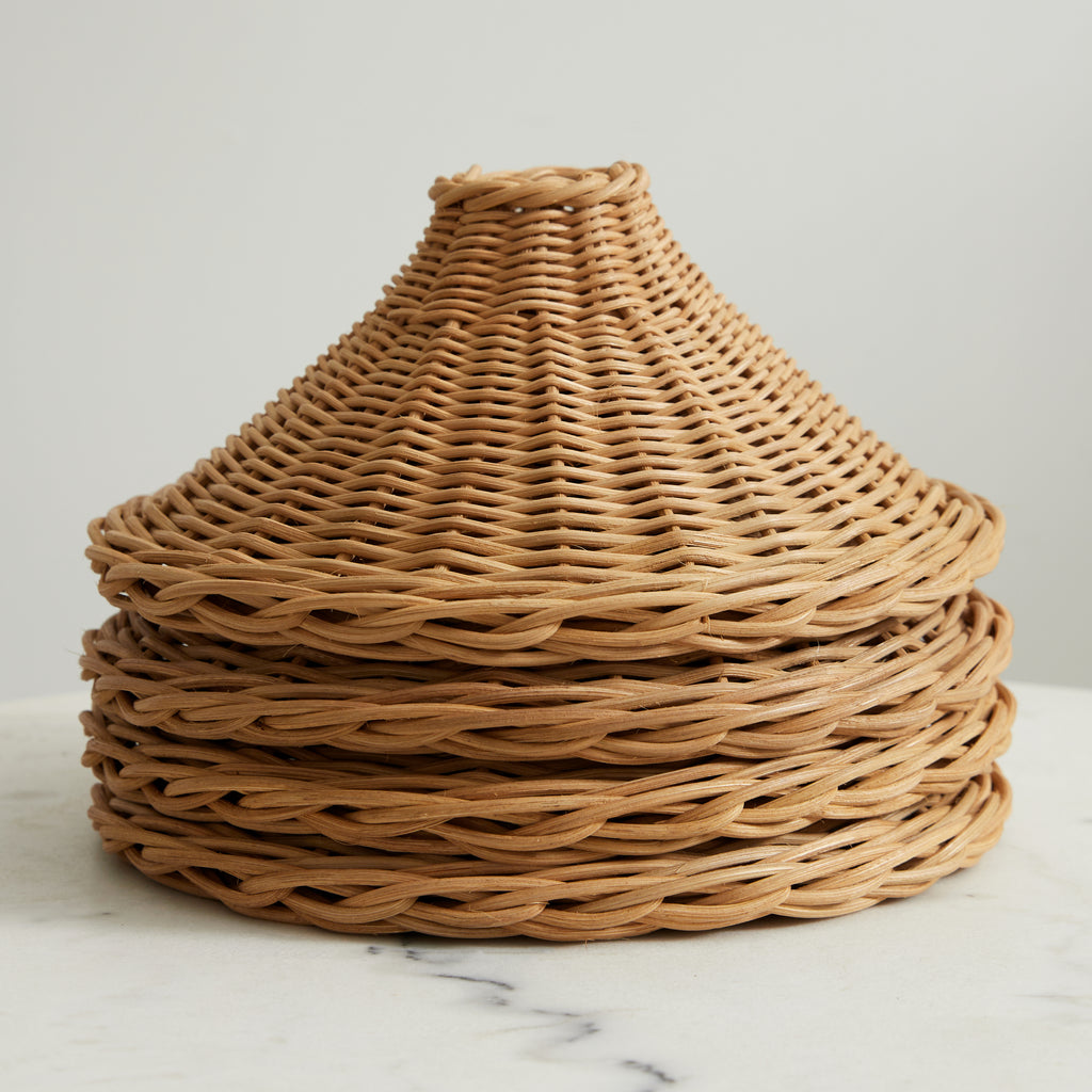 Abat-jour tressé seul