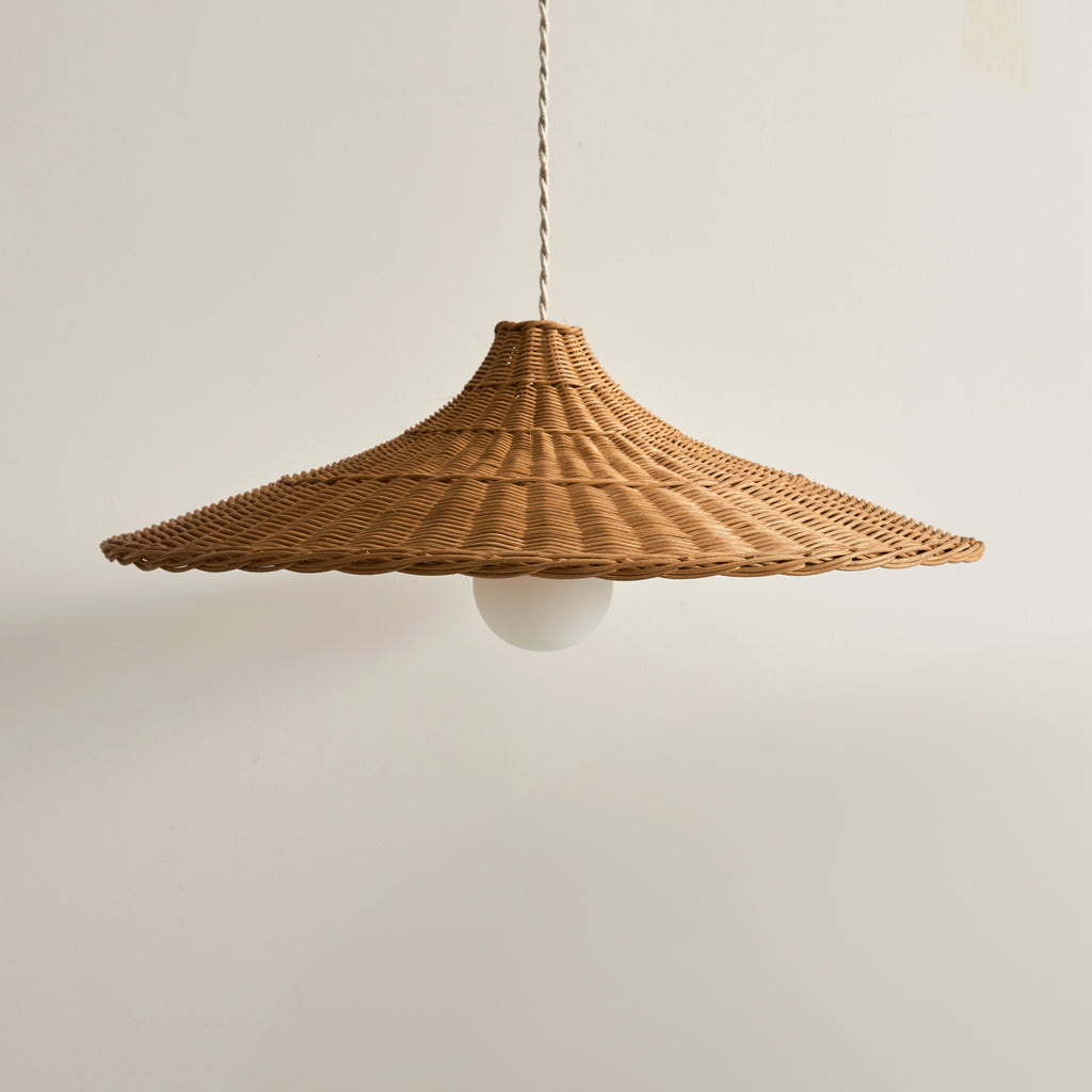 Grand Abat-jour tressé seul