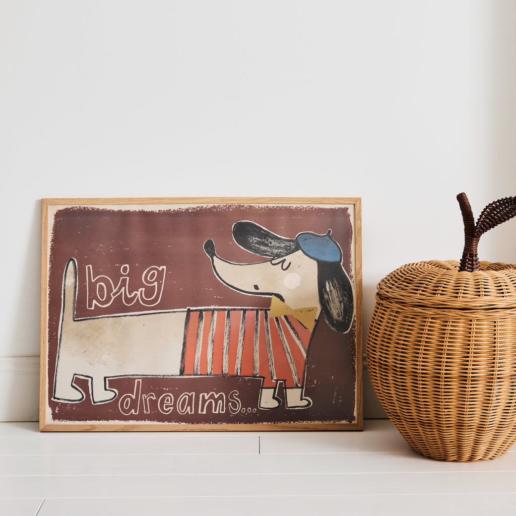 Affiche Chien Rêve
