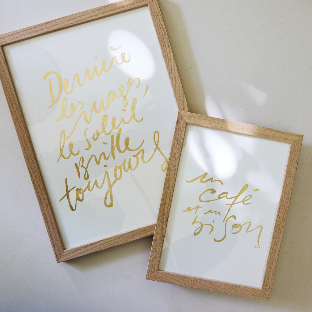 Affiche manuscrite Doré