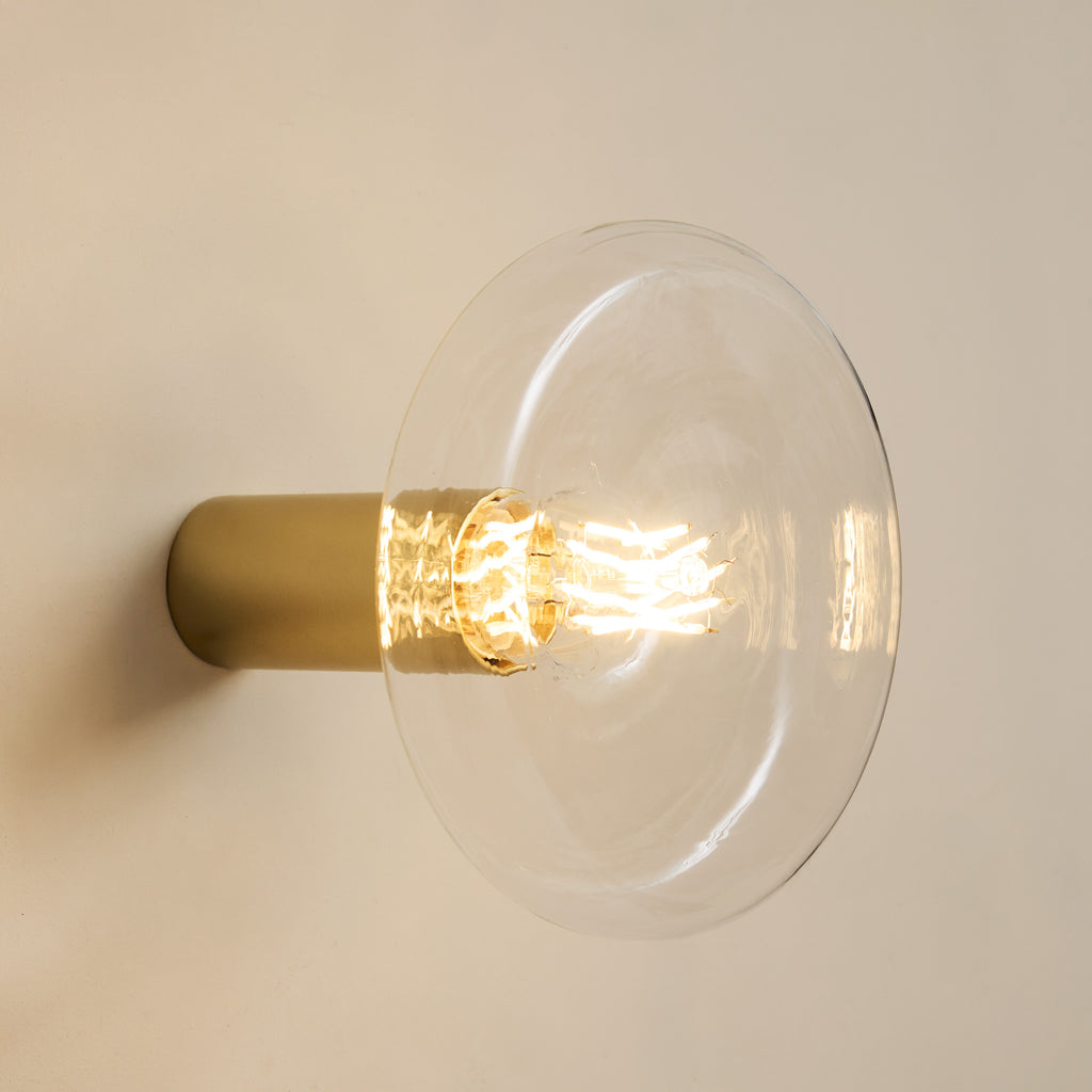 Applique plate transparente