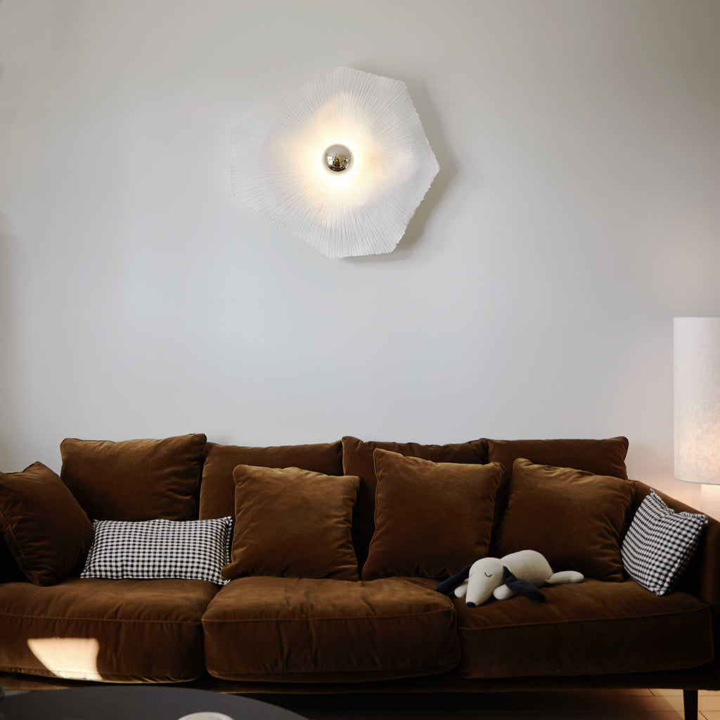 Applique fleur en papier taille L