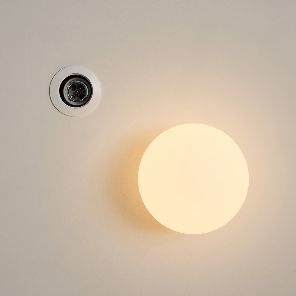 Applique boule encastrée