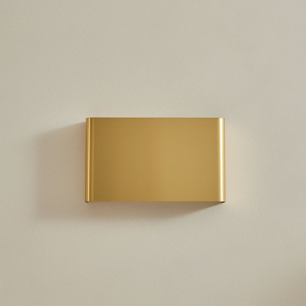 Applique plate dorée