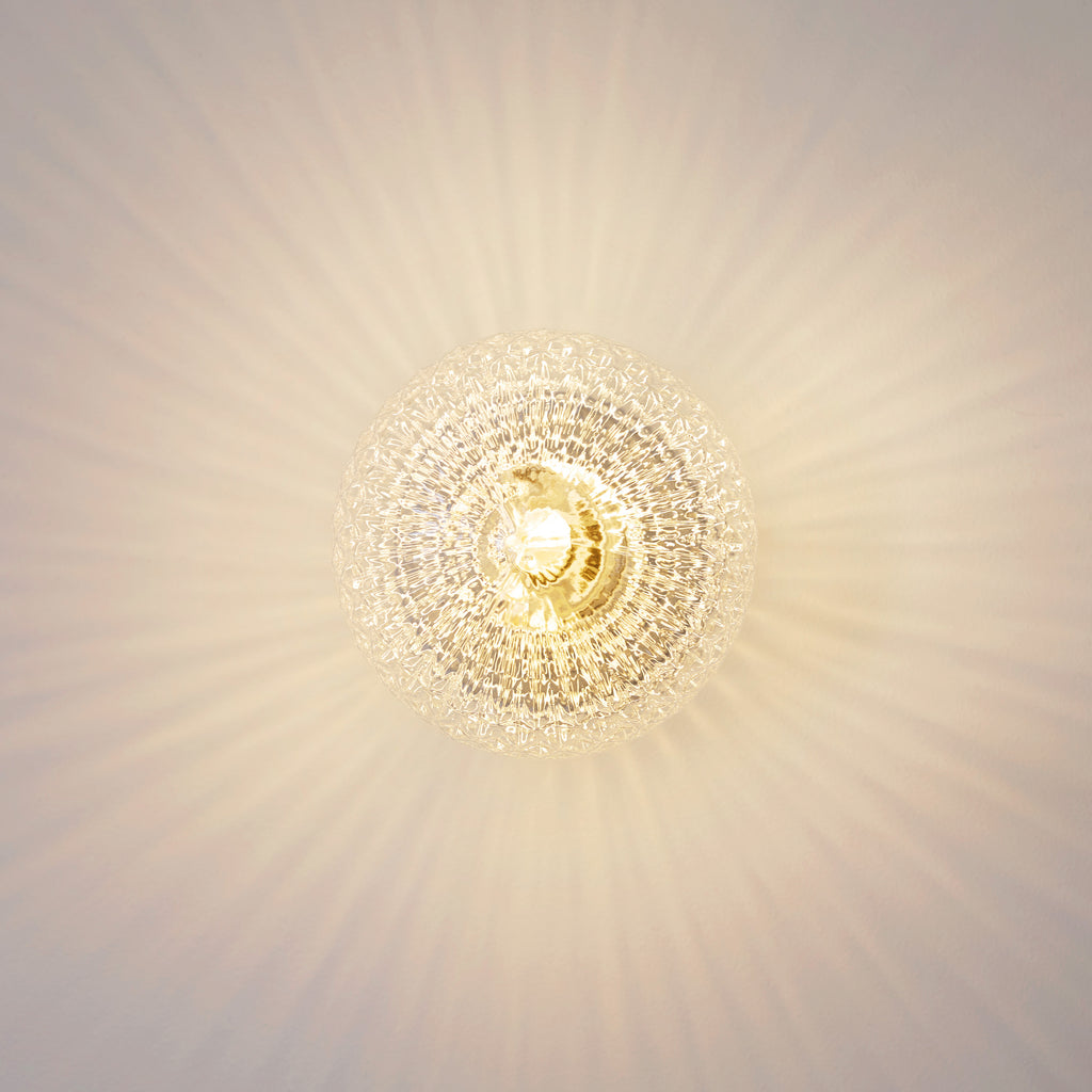 Applique en porcelaine blanche