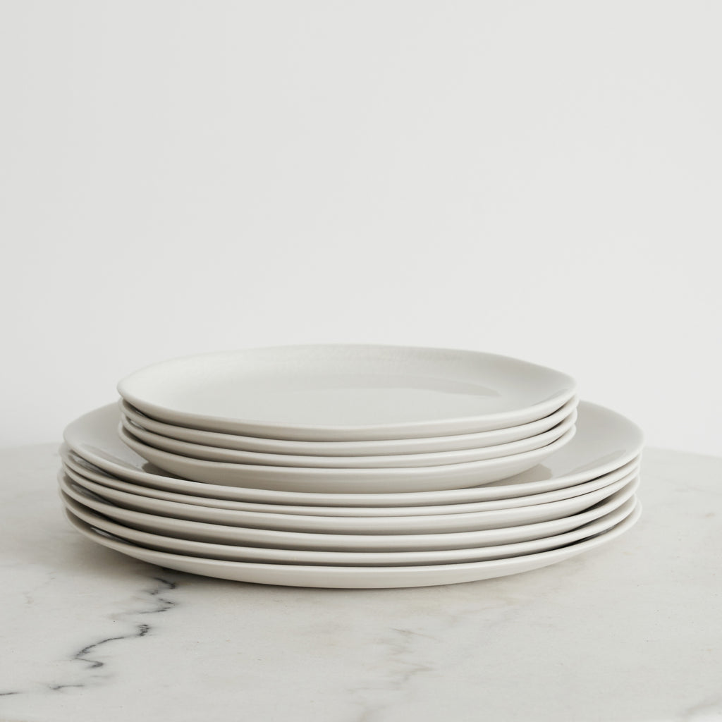 Assiette émaux craquelés