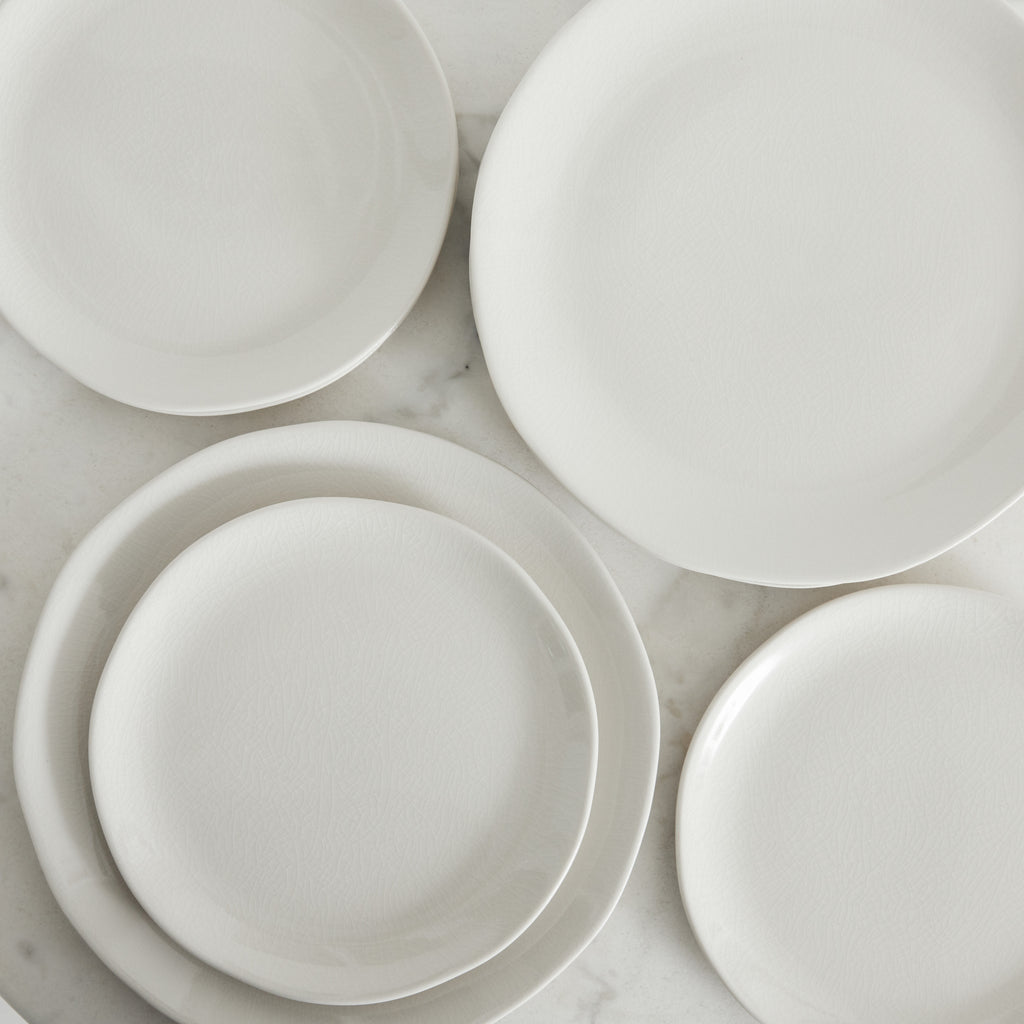 Assiette émaux craquelés