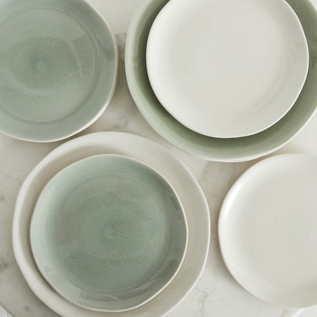 Assiette émaux craquelés