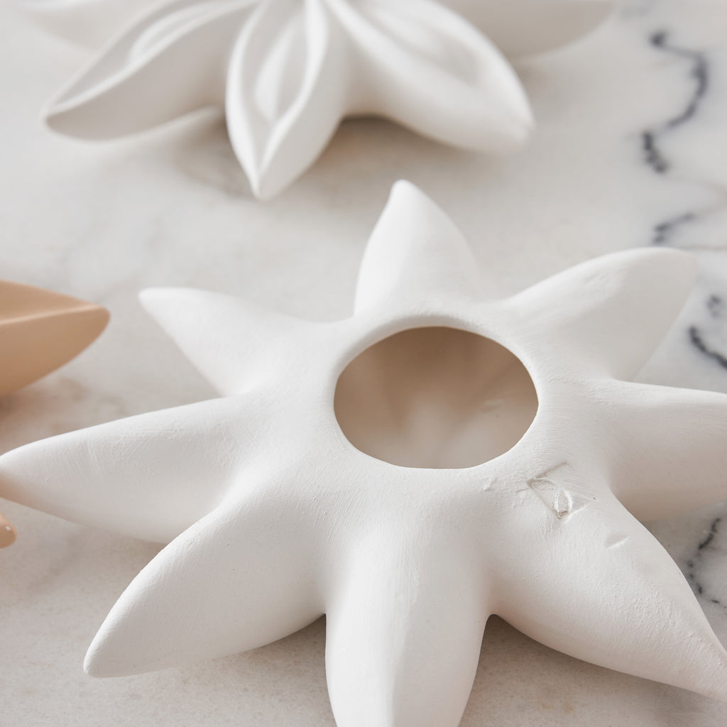 Badiane murale en céramique