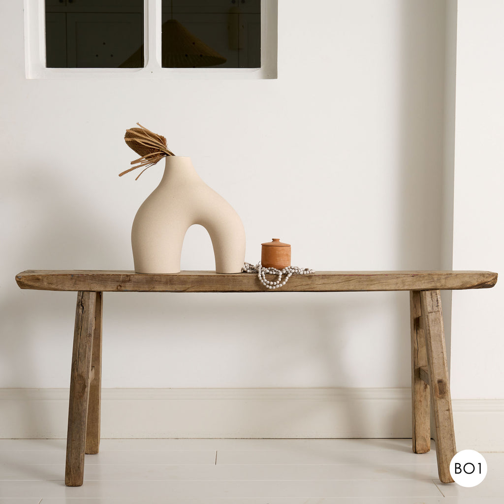 Banc en bois vintage