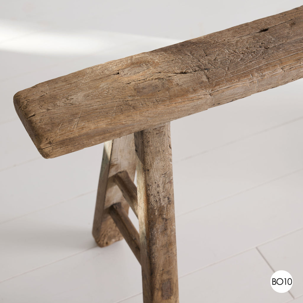 Banc en bois vintage