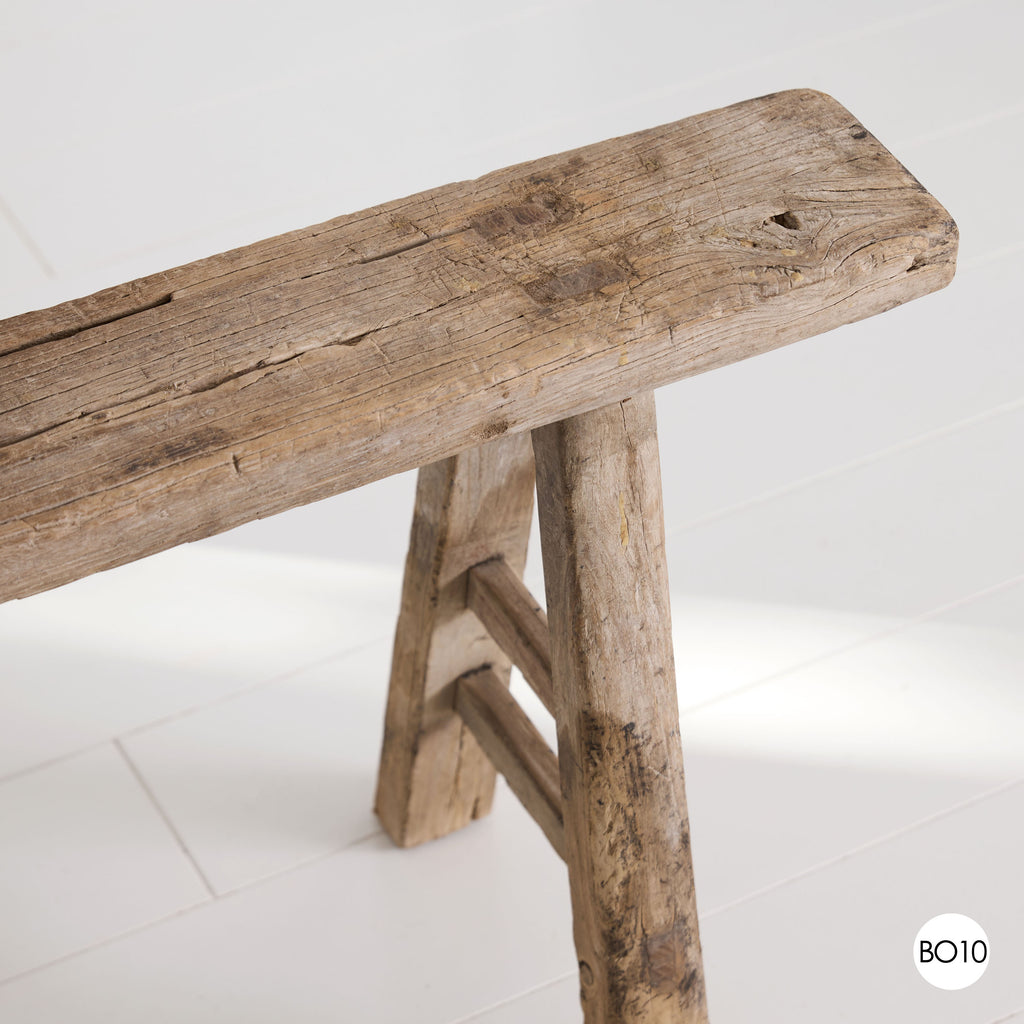 Banc en bois vintage