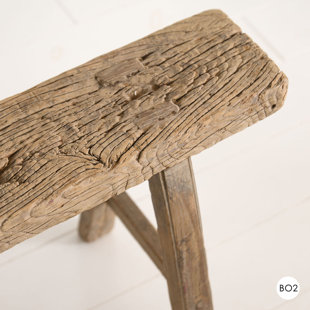 Banc en bois vintage