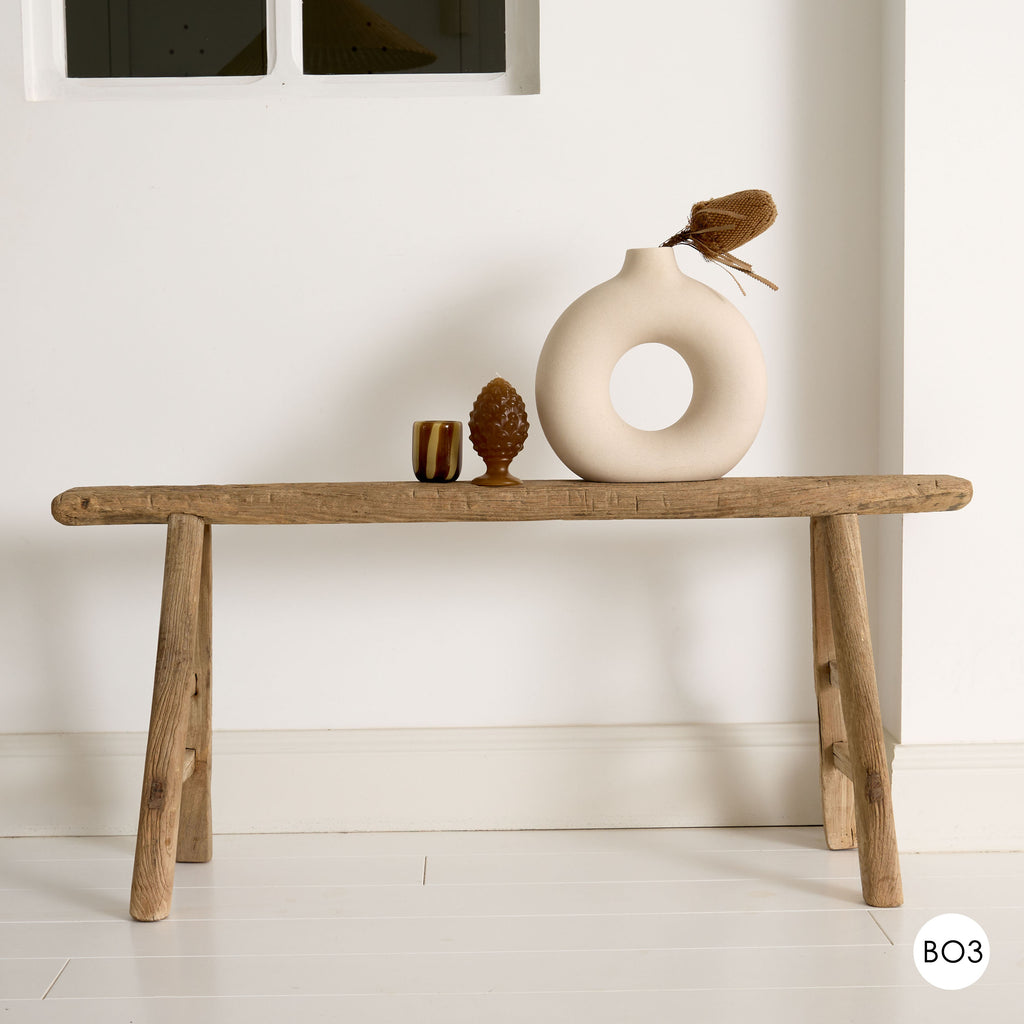 Banc en bois vintage