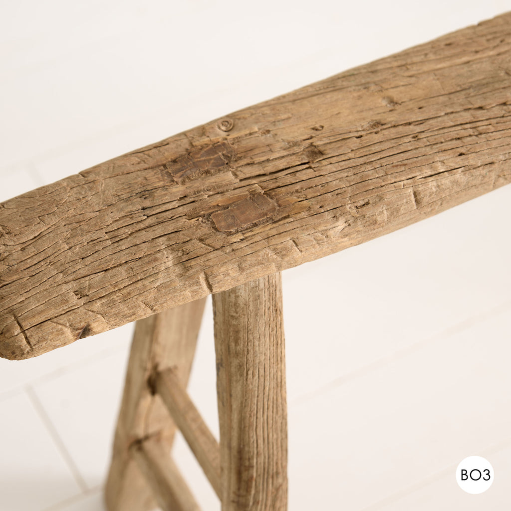 Banc en bois vintage