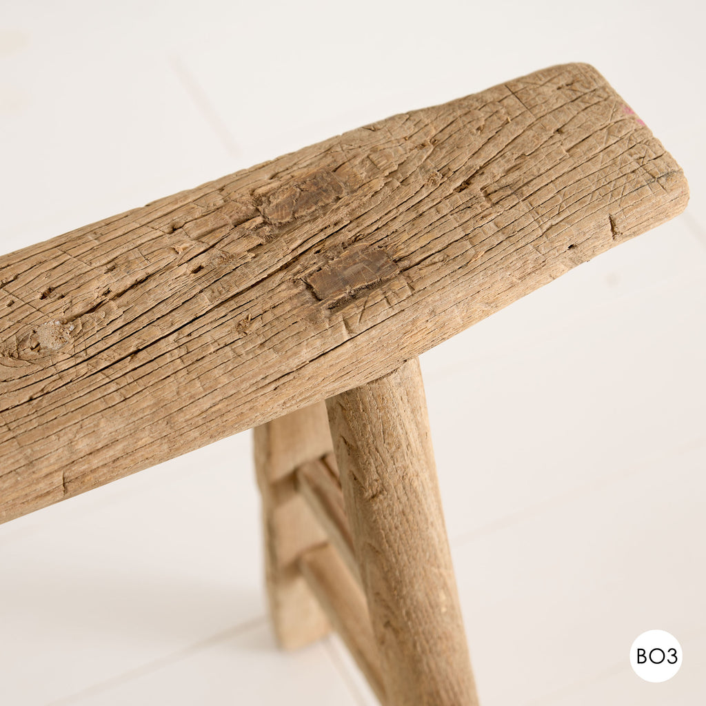 Banc en bois vintage
