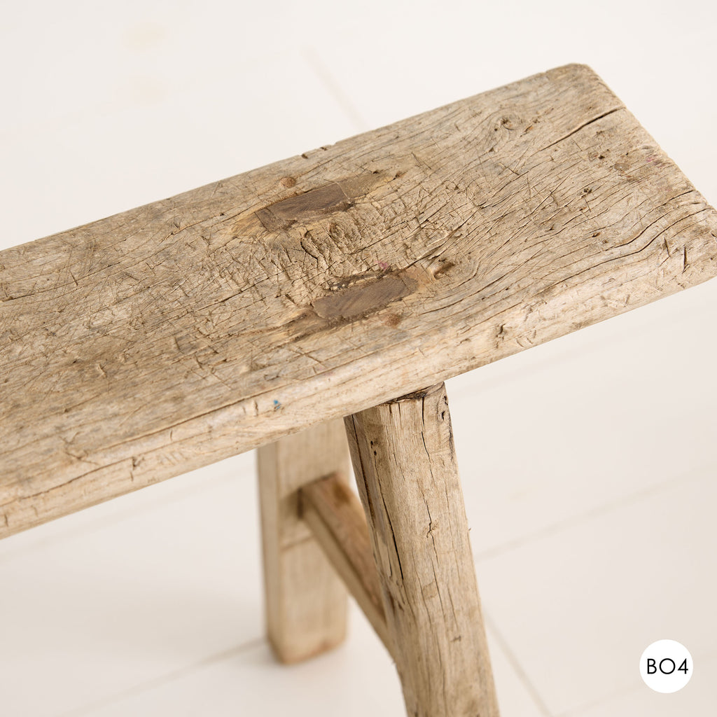 Banc en bois vintage