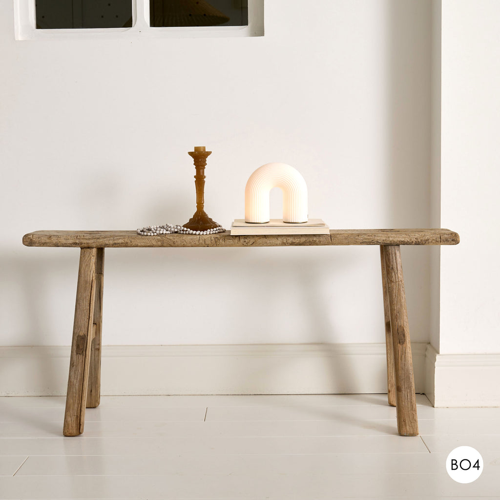 Banc en bois vintage