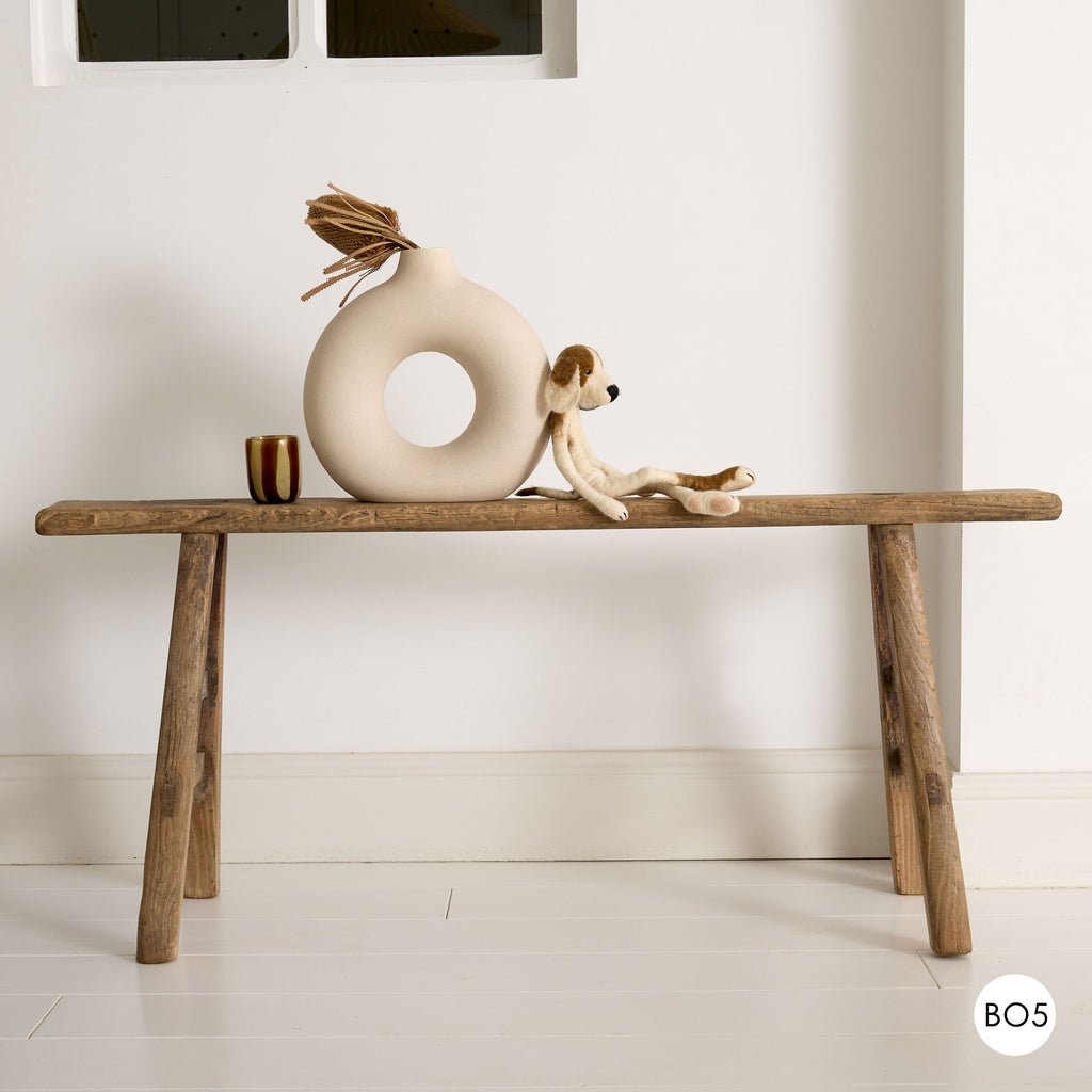 Banc en bois vintage