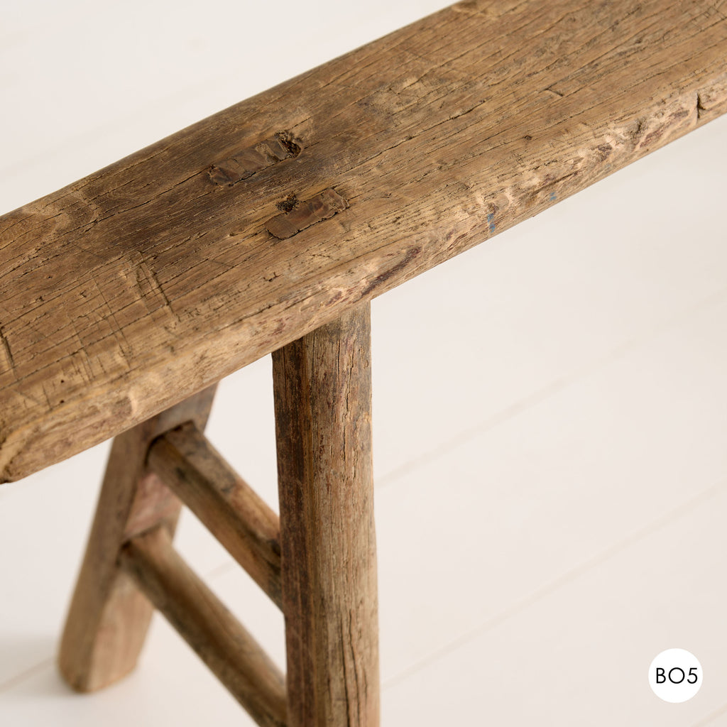 Banc en bois vintage