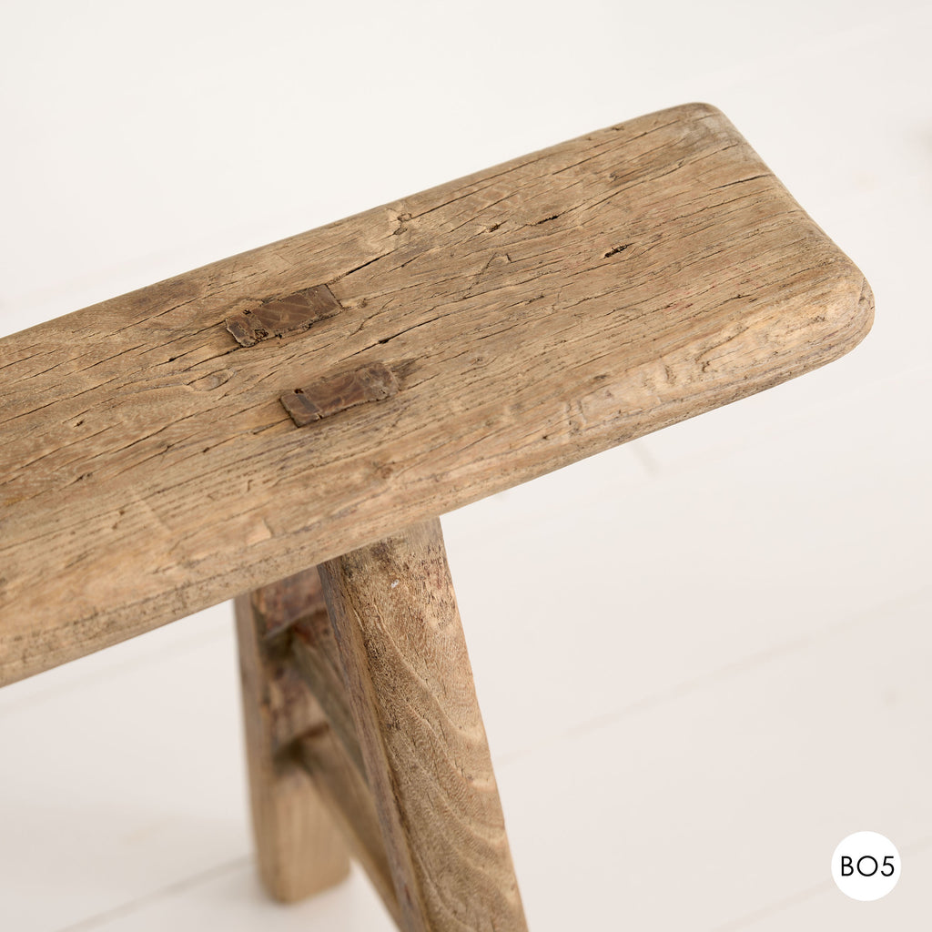 Banc en bois vintage