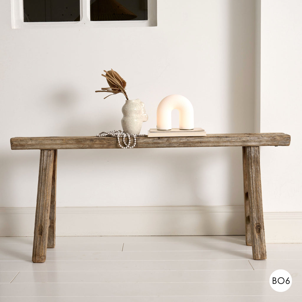 Banc en bois vintage