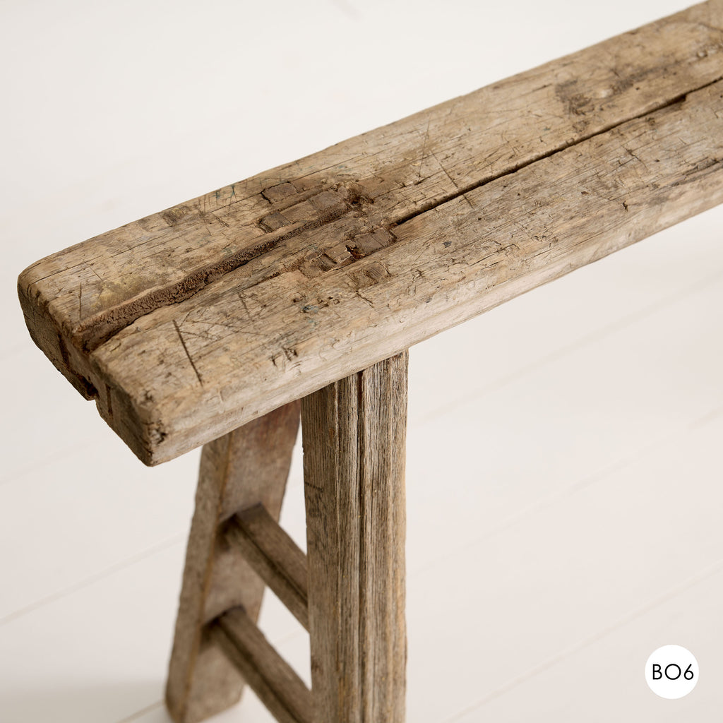Banc en bois vintage