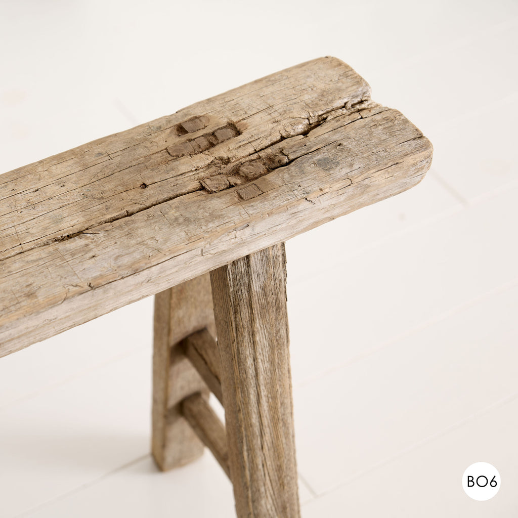 Banc en bois vintage