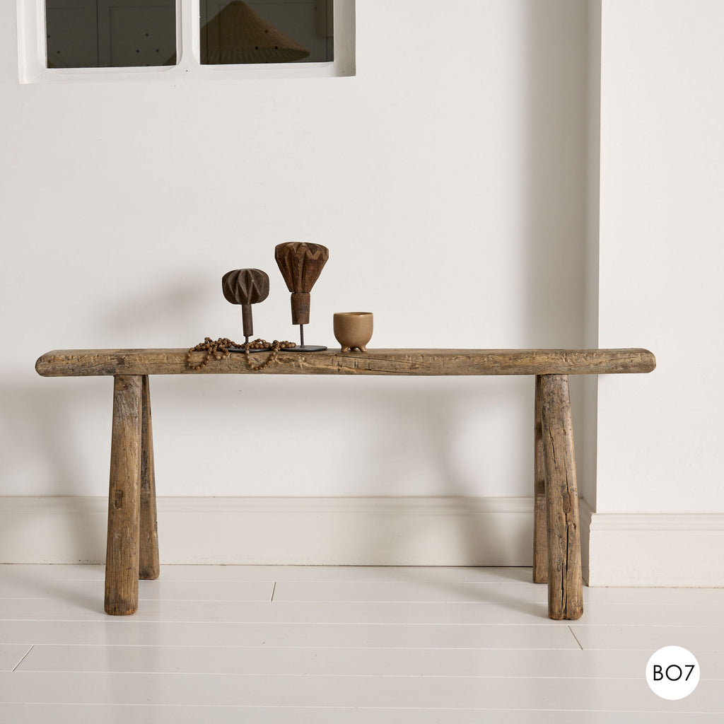 Banc en bois vintage