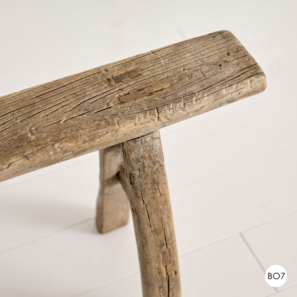 Banc en bois vintage