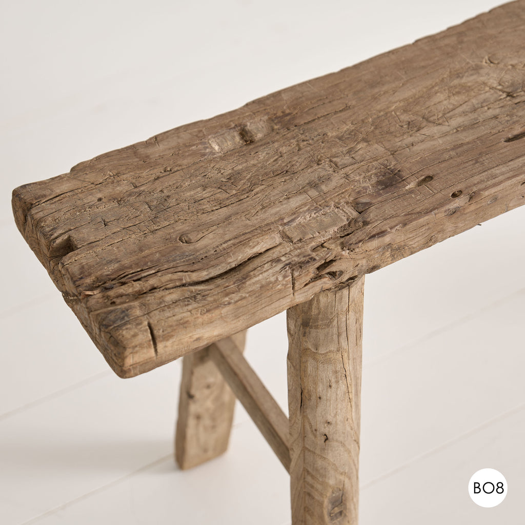 Banc en bois vintage