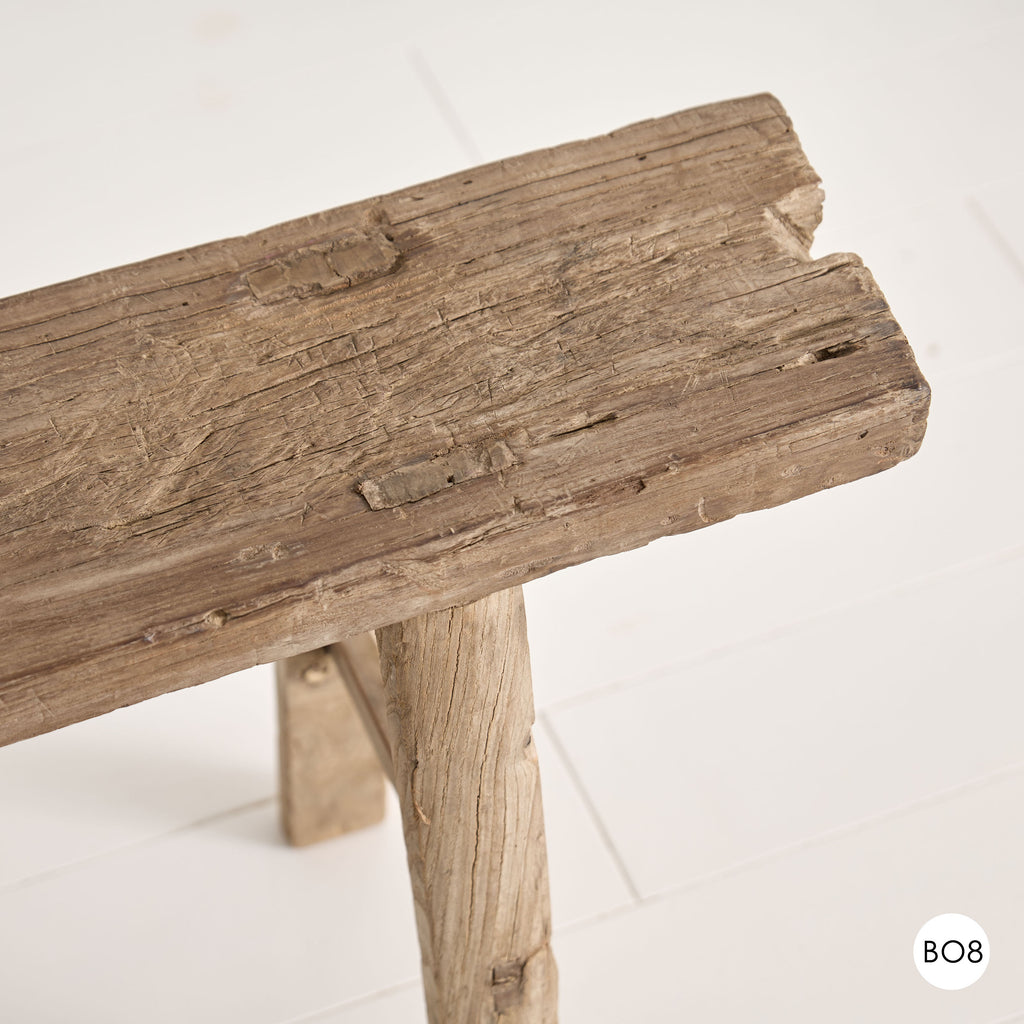 Banc en bois vintage