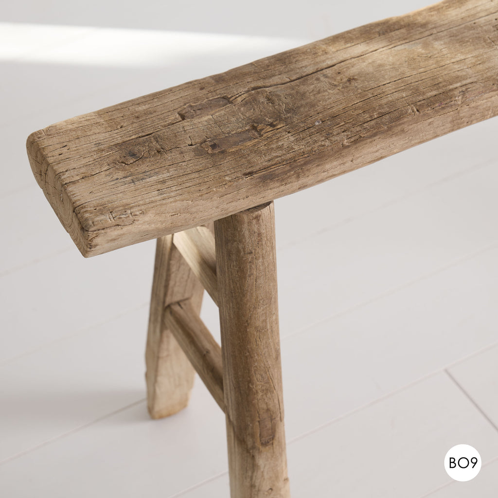 Banc en bois vintage