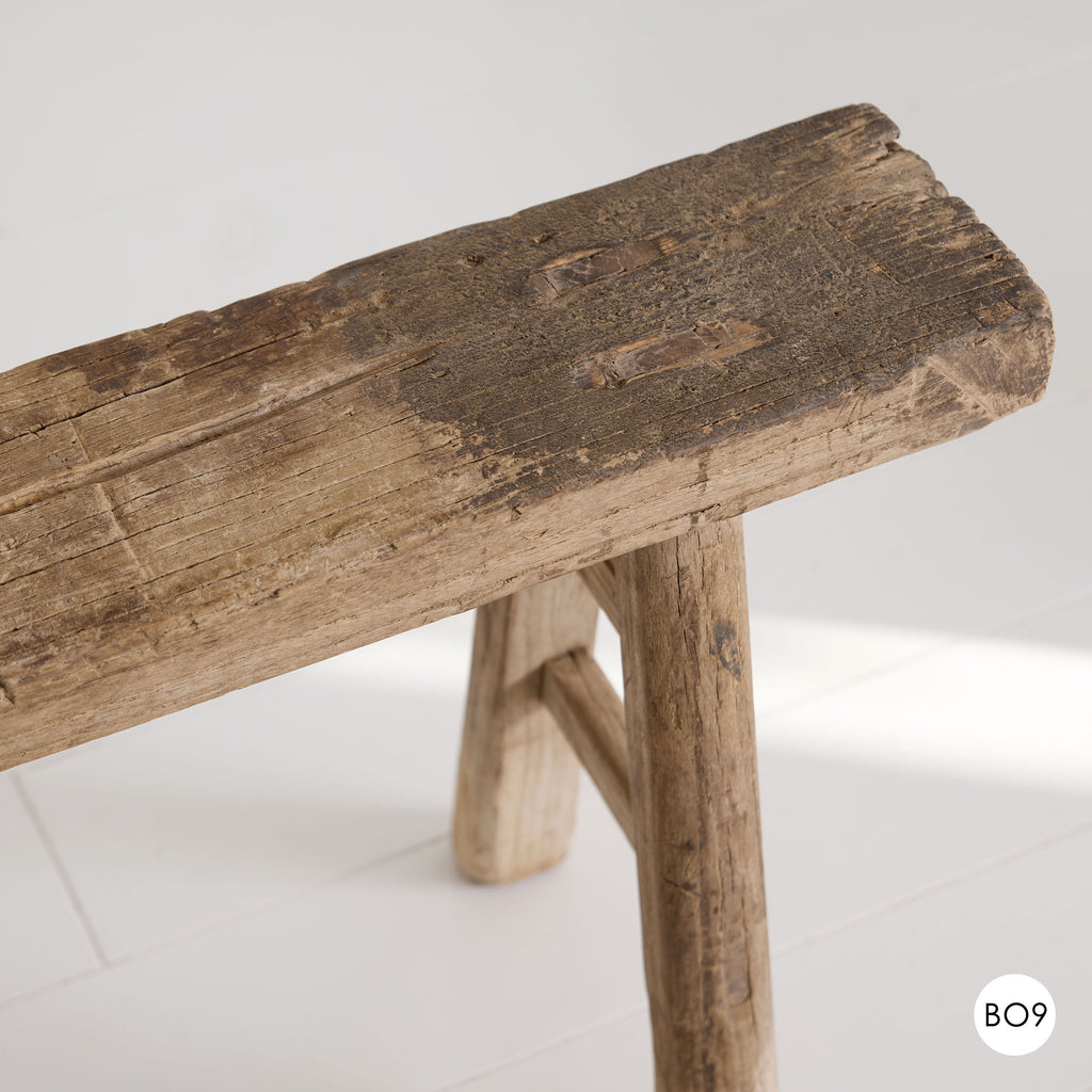 Banc en bois vintage