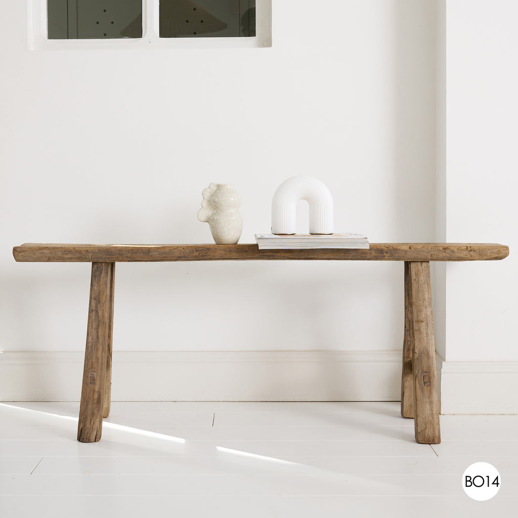 Banc en bois vintage