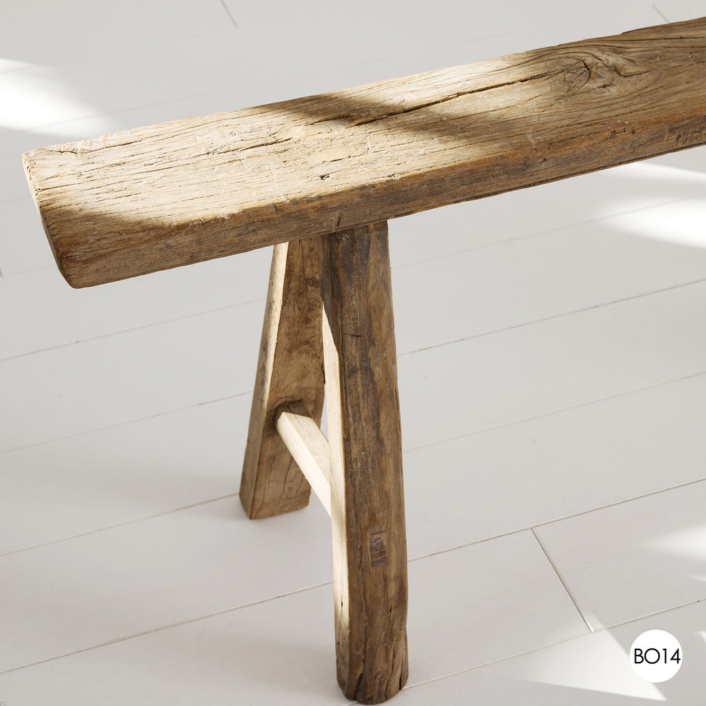Banc en bois vintage
