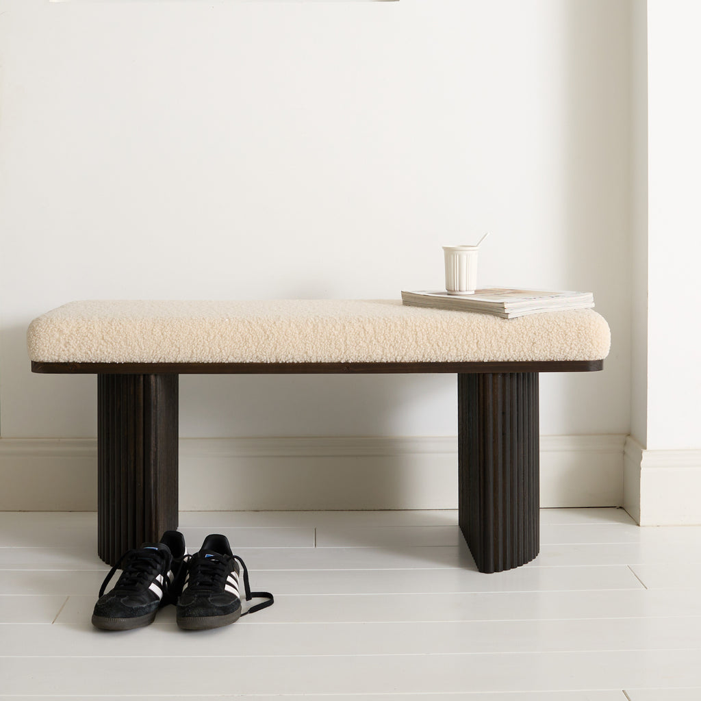 Banc bouclette noir