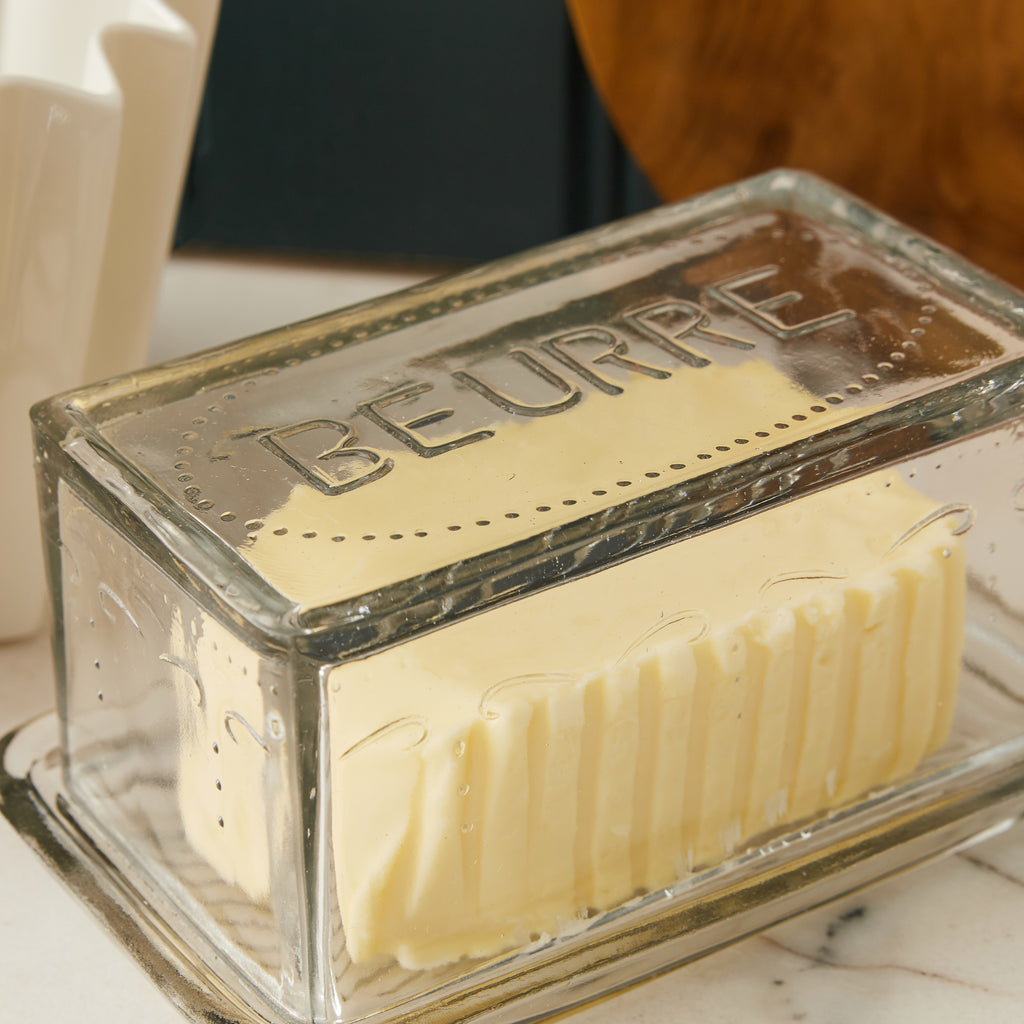 Beurrier en verre