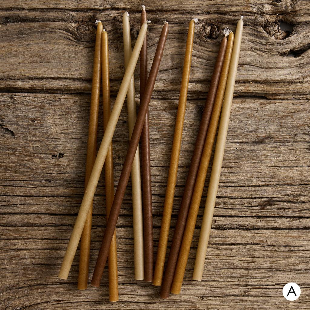 Lot de 10 bougies fines