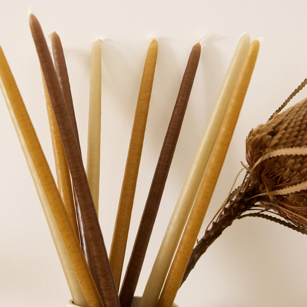 Lot de 10 bougies fines