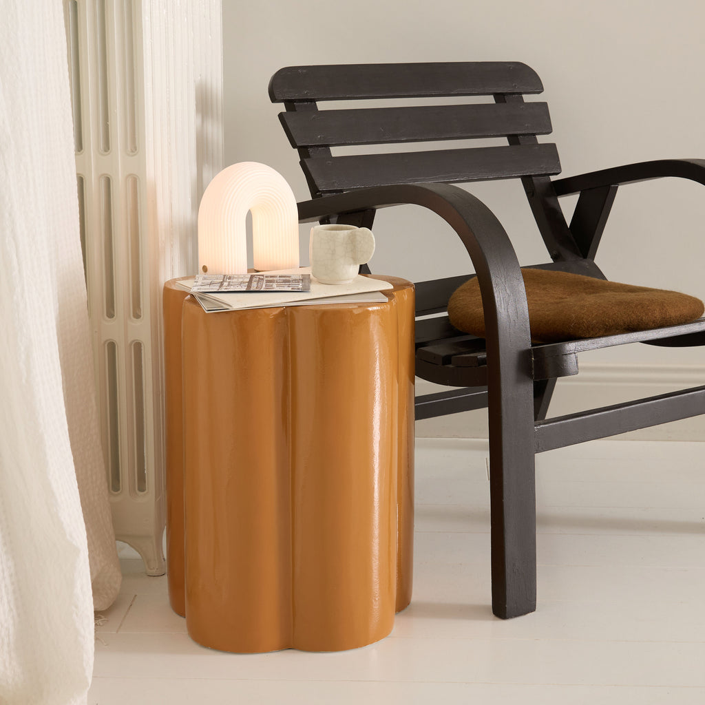 Bout de canapé Ocre