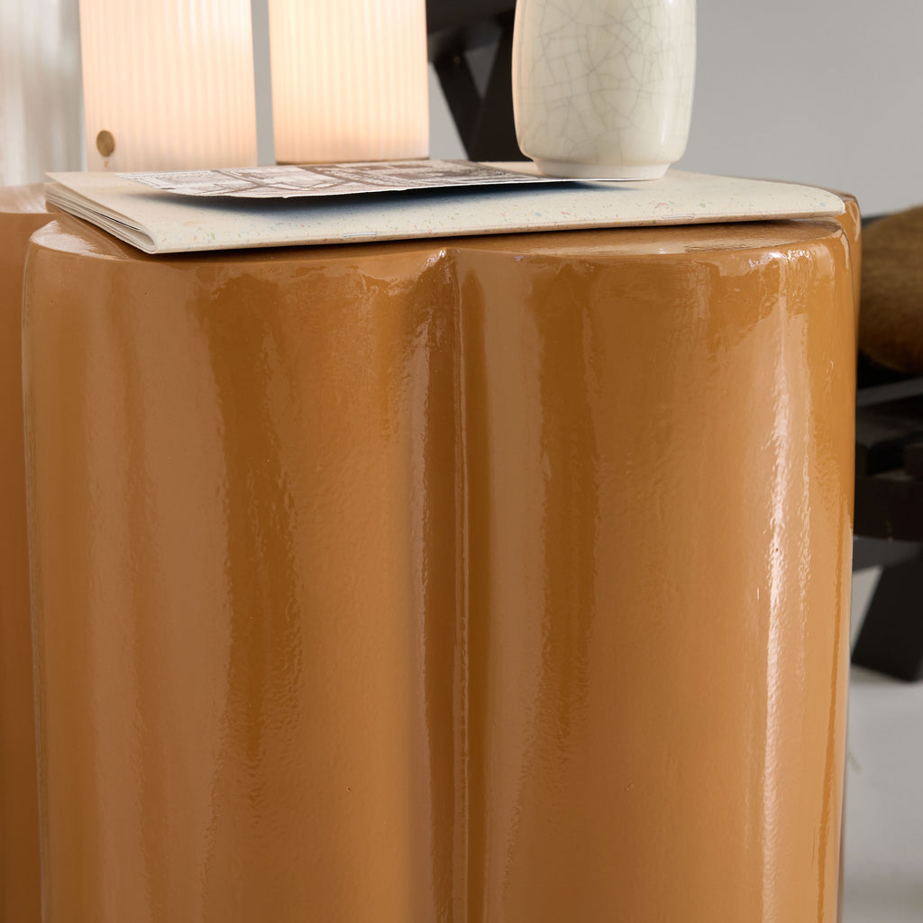 Bout de canapé Ocre