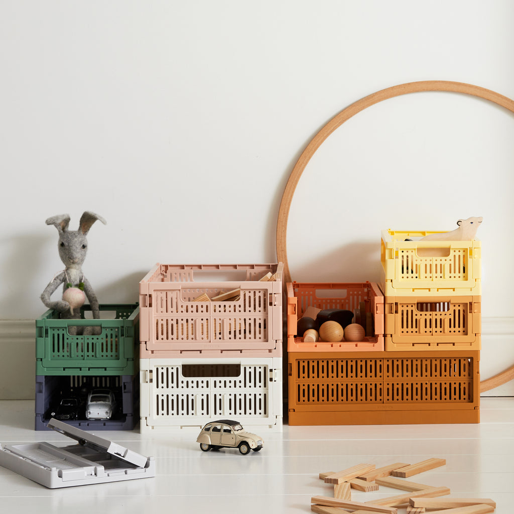 Caisse pliante et superposable