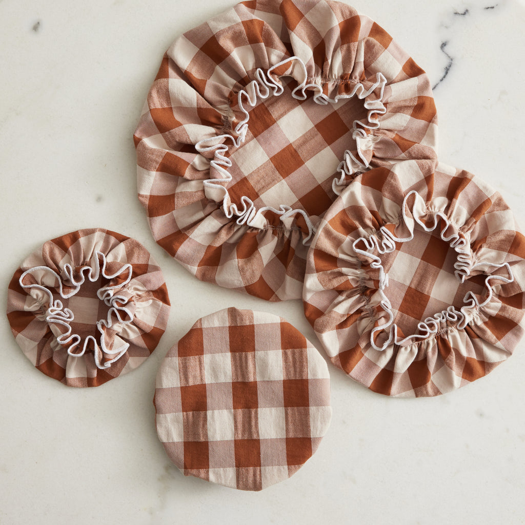 Set de 4 Couvre-plat Carreaux Terracota