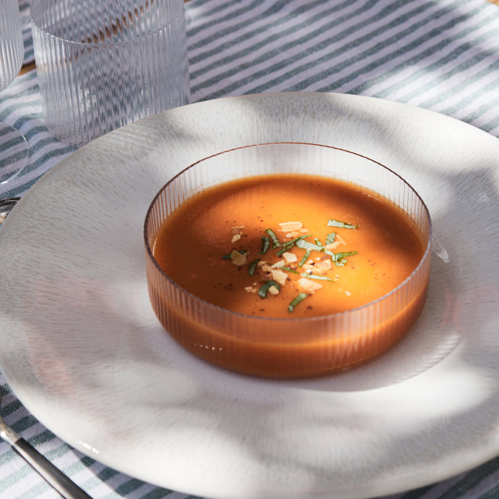 Lot de 4 coupelles plates