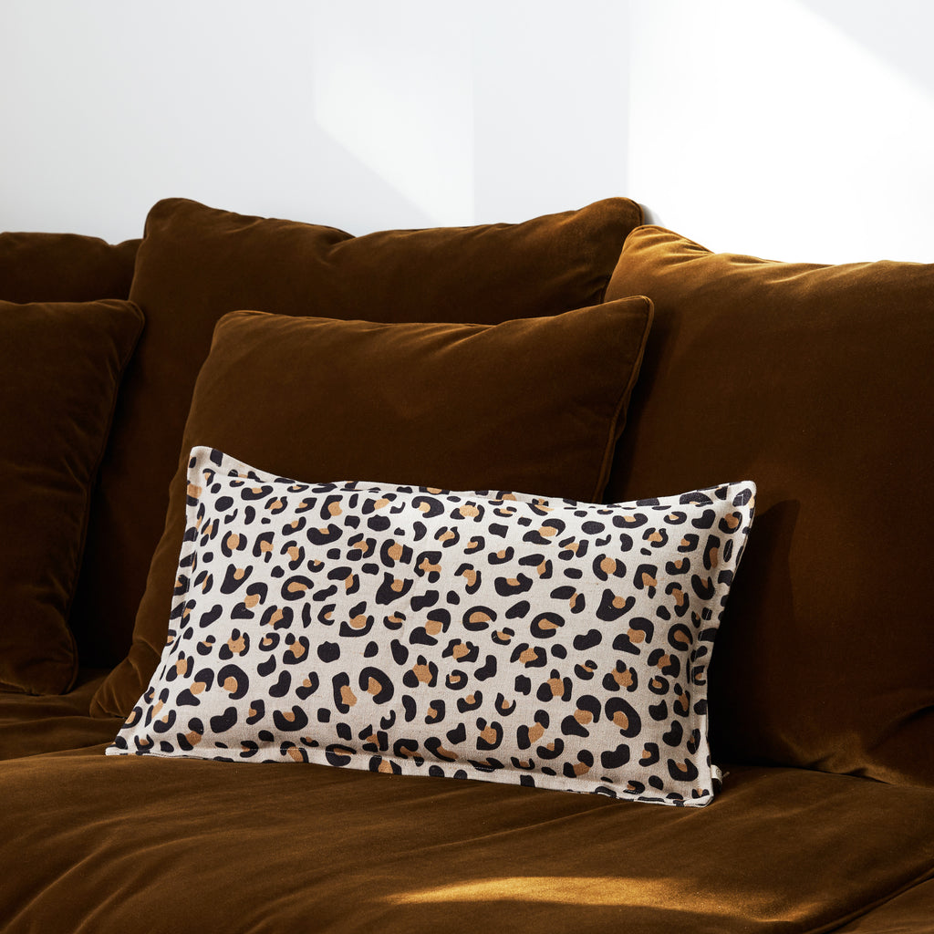 Housse de coussin Léopard